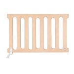 TRENNBARRIERE Nature Mit Gittern massives Buchenholz 